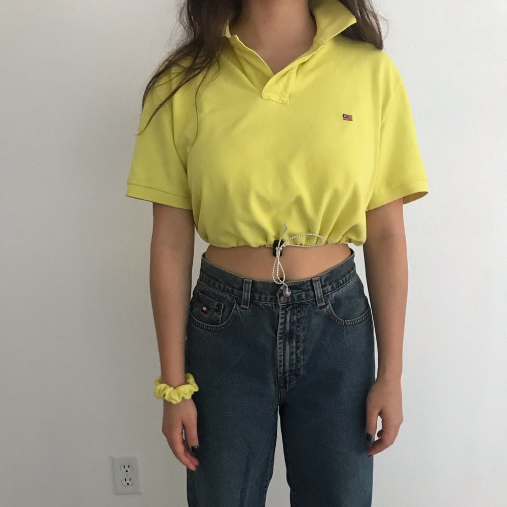 vintage ralph lauren top & scrunchie set